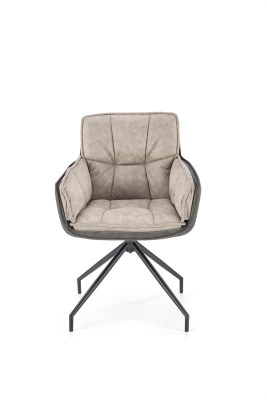 Стул HALMAR K523 серый черный 