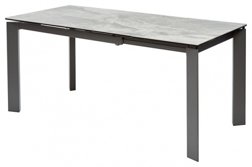 Стол обеденный Mebelart CORNER 120 серый мрамор/серый 