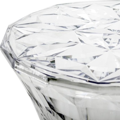 Стул-пуф Stone прозрачный 