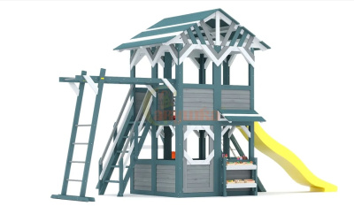 Детский спортивный комплекс для дачи Савушка PlayHouse-1