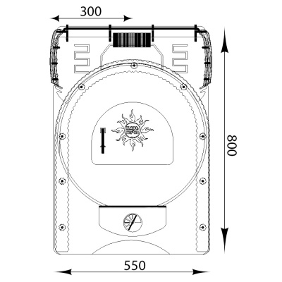 Печь для бани Царь-печи Добрыня