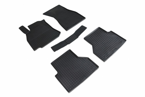 Резиновые коврики салона Сетка для Audi A6 C8 2018- Черные