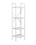 Стеллаж Leset Стилвуд 14 узкий 4 полки белый