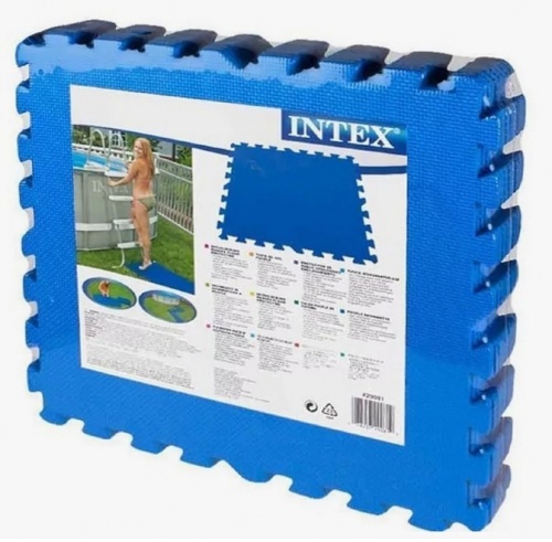 Коврик-пазл для зоны отдыха у бассейна Intex 50x50x1 (29081)