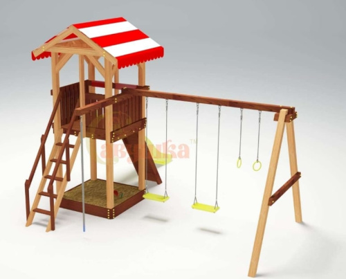 Детская спортивная площадка для дачи Савушка 4 Cезона 2
