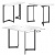 Стол-консоль Арлен 3 белый шагрень металл графит 