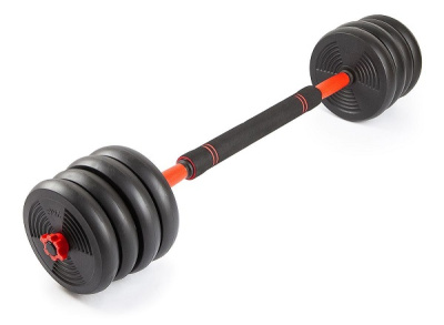 Набор гантелей со штангой и гирями 6 в 1 TREX SPORT 30 кг