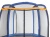Батут Atlas Sport 210 см с внешней сеткой без лестницы BLUE