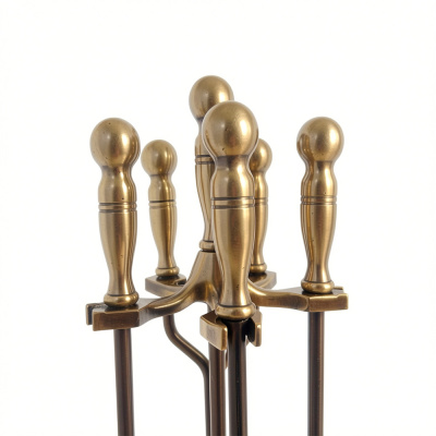 Набор каминный EVEREST K1-А античная латунь