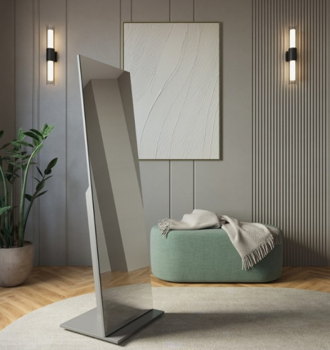 Зеркало напольное Стелла 2 графит темный 