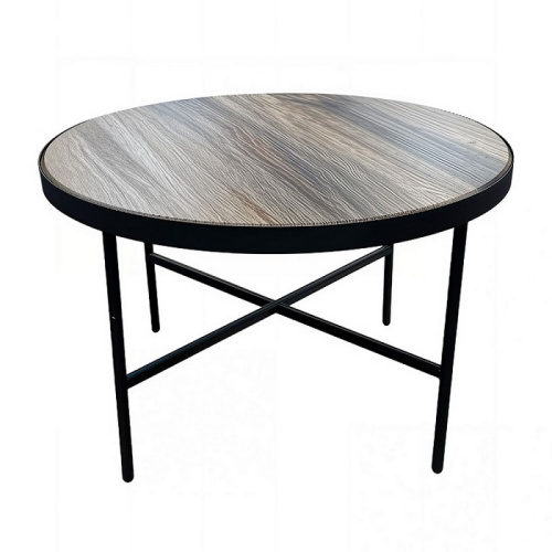 Стол журнальный МеталлАрт М011 большой коричневый дуб 