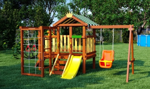 Детская спортивная площадка для дачи Савушка Baby 11 Play