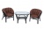 IND Комплект Багама дуэт венге подушка коричневая овальный стол 