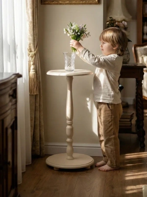 Подставка для цветов Селена слоновая кость 