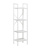 Стеллаж Leset Стилвуд 14 узкий 4 полки белый 