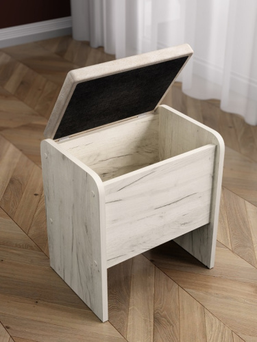 Банкетка Рио СН-122.10 дуб крафт белый 