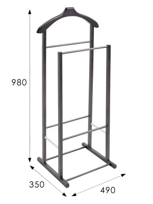 Вешалка костюмная В 27Н венге 