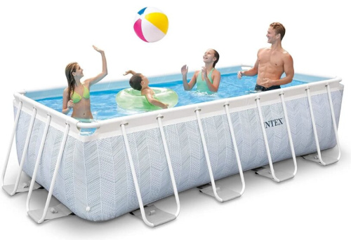 Бассейн каркасный Intex Prism Frame Chevron 26780 (400x200x100)