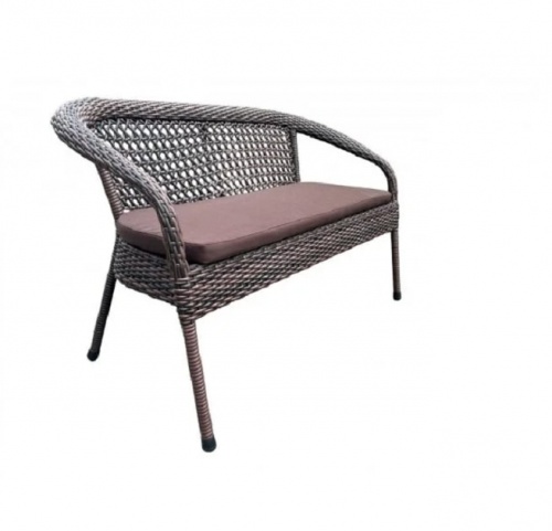 Садовый диван 2-х местный DECO шоколад