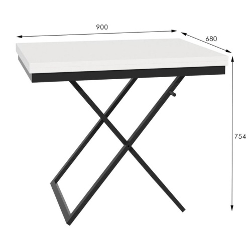 Стол-трансформер Манхэттен белый 