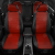 Автомобильные чехлы для сидений Audi А6 седан, универсал. ЭК-06 красный/чёрный