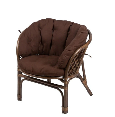 IND Комплект Багама с диваном орех матовый подушка коричневая 