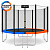 Батут AMETIST Outside D374-12FT Blue Orange