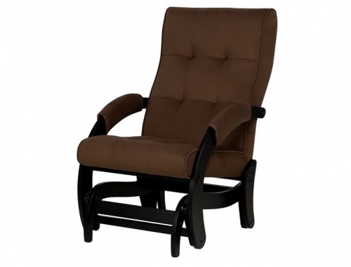 Кресло-маятник Leset Хилл венге Velur V23