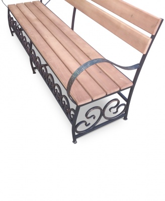 Лавка с элементами ковки ЛК-1 2,0 м