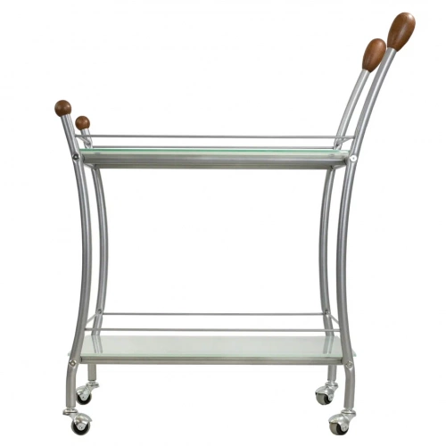 Стол сервировочный Поло металлик 