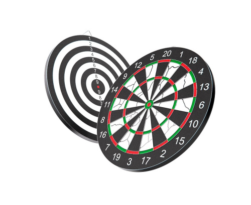 Дартс DFC PRINT двусторонний 45 см 6 дротиков