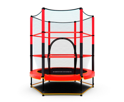 Батут детский DFC TRAMPOLINE-RED 55 с сеткой