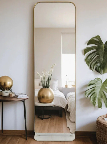 Зеркало напольное Стелла 4 дуб крафт белый 