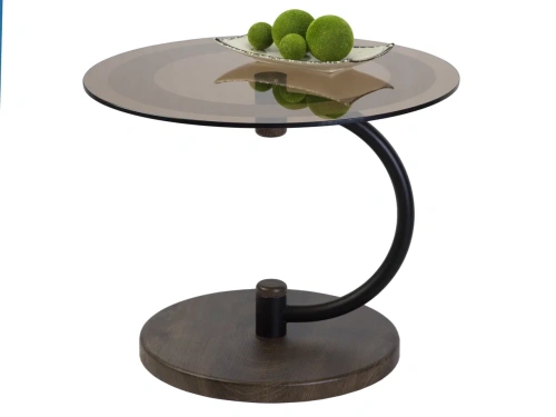 Стол журнальный Дуэт 13Н черный дуб маррон 