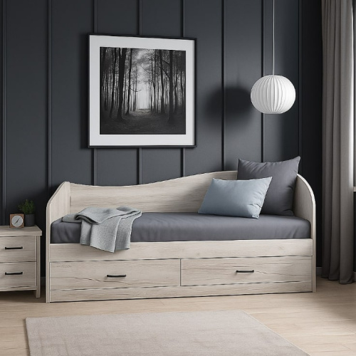 Кровать ЛАГУНА-2 дуб монте-карло 