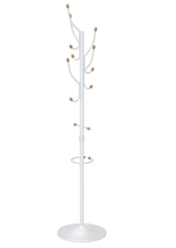Вешалка напольная ВКО1 матовый белый 