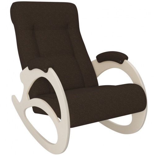 Кресло-качалка модель 4 б/л Мальта 15 сливочный