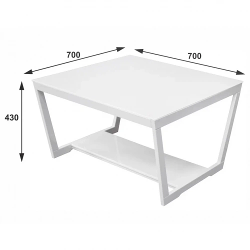 Стол журнальный BeautyStyle 1 белый 