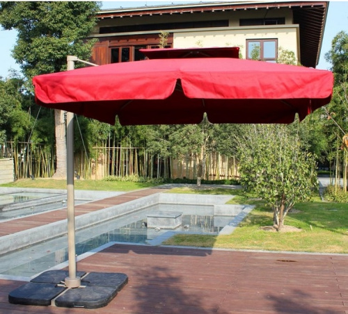 Зонт для кафе AFM-300SQR-Red