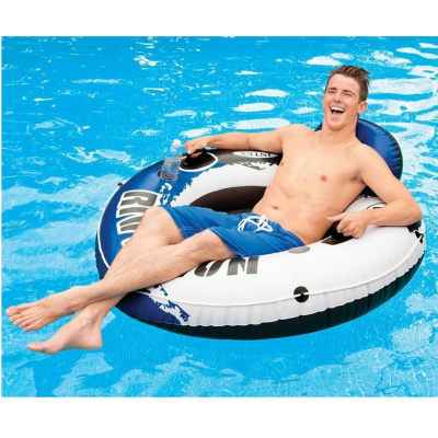 Надувной круг со спинкой Intex River Run 135 см 58825EU