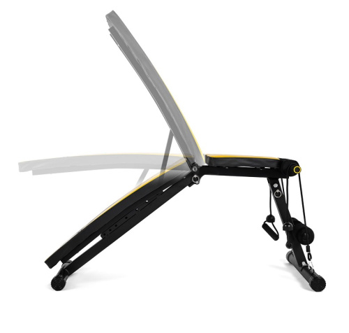 Скамья универсальная с эспандерами DFC D008Y