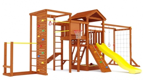 Детская спортивная площадка для дачи Савушка Мастер 4 Семейная
