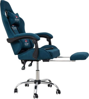 Вибромассажное кресло Calviano AVANTI ULTIMATO light blue fabric 