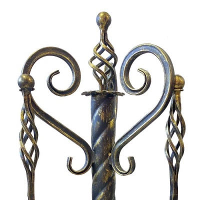 Каминный набор Башня золото