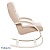 Кресло-качалка Leset Милано слоновая кость Velur V18