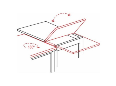 Стол обеденный SIGNAL FLIP раскладной дуб артизан 