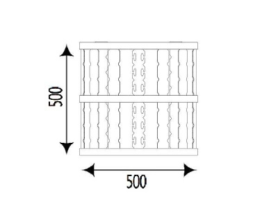 Каменка навесная 50 л