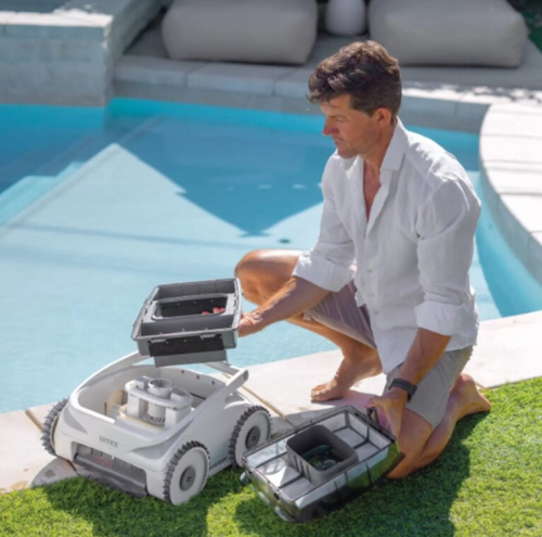 Робот-пылесос для бассейна Intex ZX500R Robotic Pool Cleaner