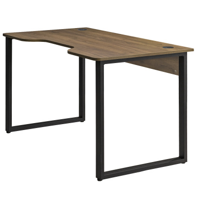 Стол геймерский Гонконг ДТ-3 120x70x75 дуб табачный металл черный 