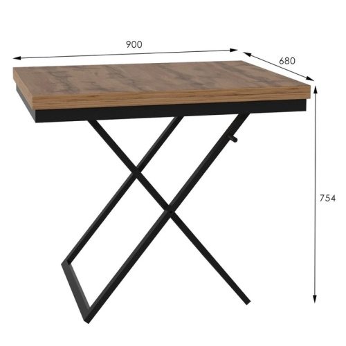 Стол-трансформер Манхэттен дуб вотан 